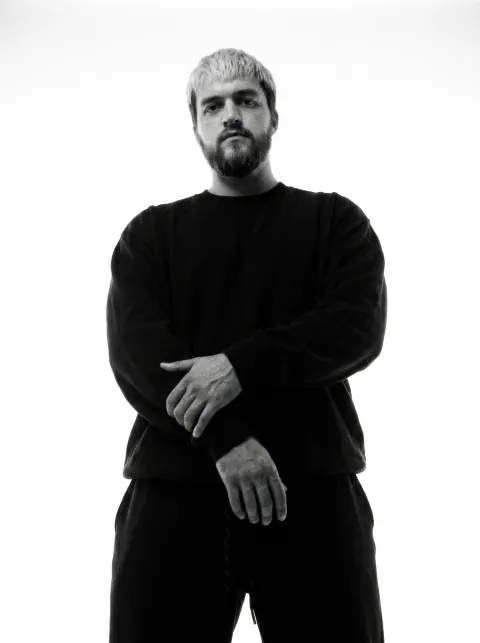 Tvardovsky, monochrome press portrait, 2026